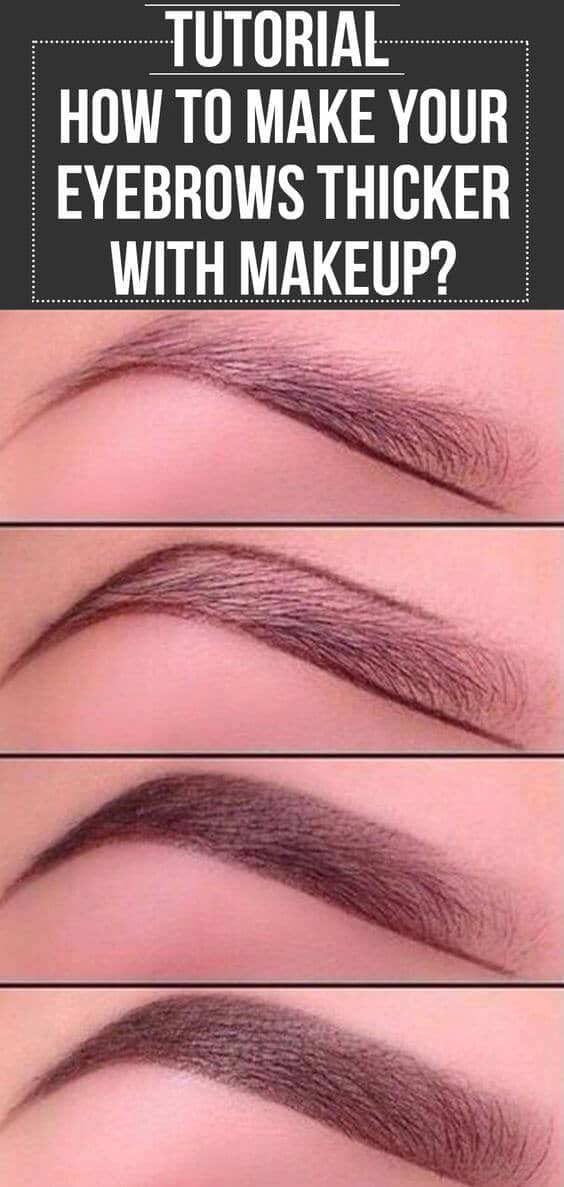 How to Fill In Thin Brows