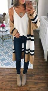 29 Chic And Cozy Cardigan Outfits - The Cuddl