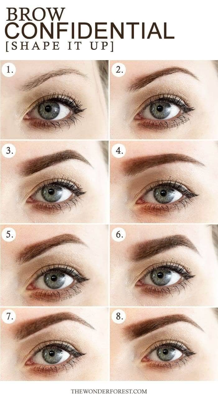 25 Step By Step Eyebrows Tutorials To Perfect Your Look