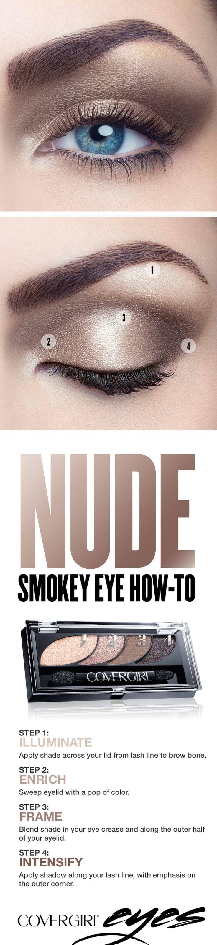 Nude Hued Smokey Eye Tutorial