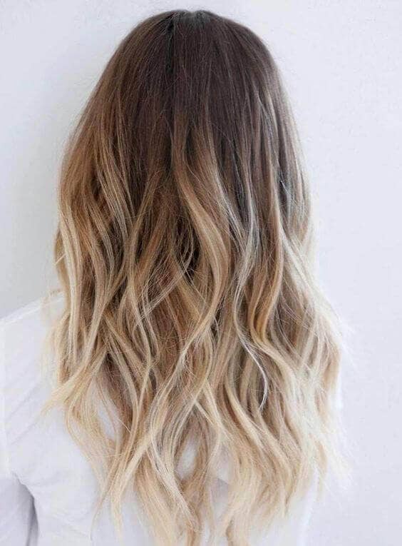 A modern ombre bomb with lots of layers