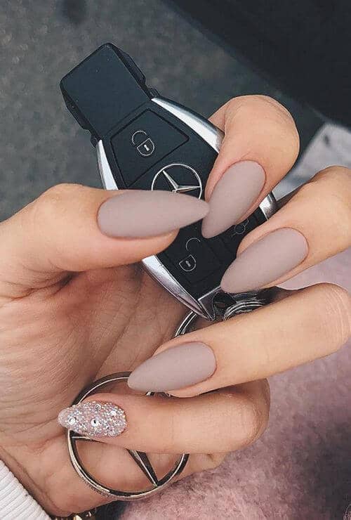 Pointy Nude Nails You'll Love
