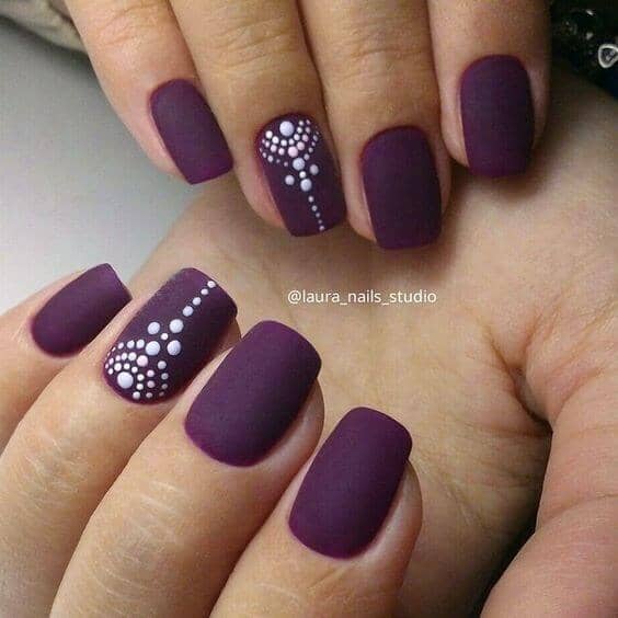 Nail Art on Fall Colors