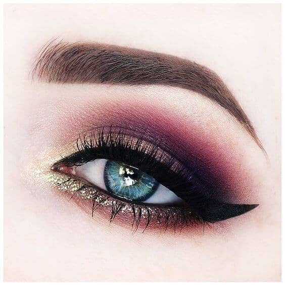 Plum, Gold and Cat Eye Oh My