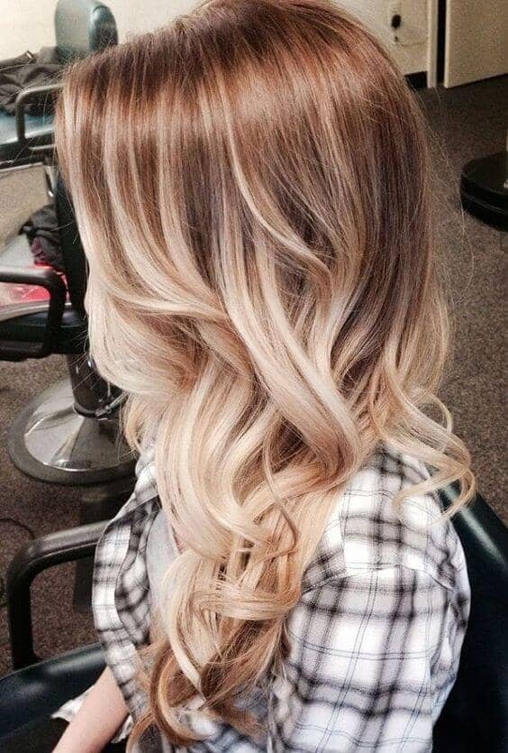 Bright Blonde Cute Cowgirl Curls