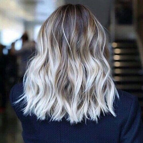 Nothing but White Hot Ombre Hair