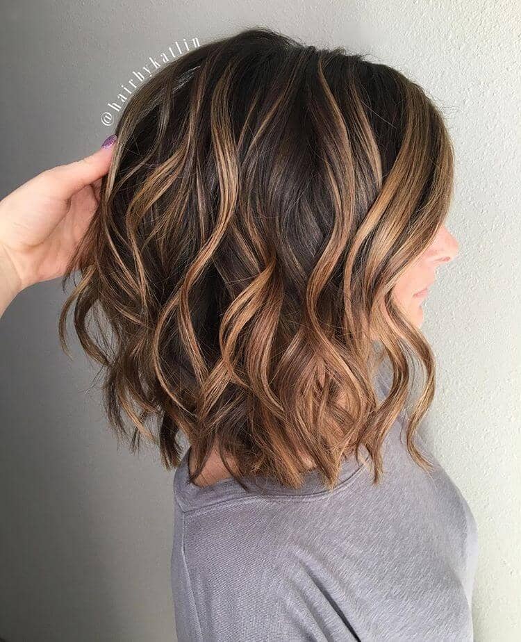 Gorgeous Curly Medium Bob Style