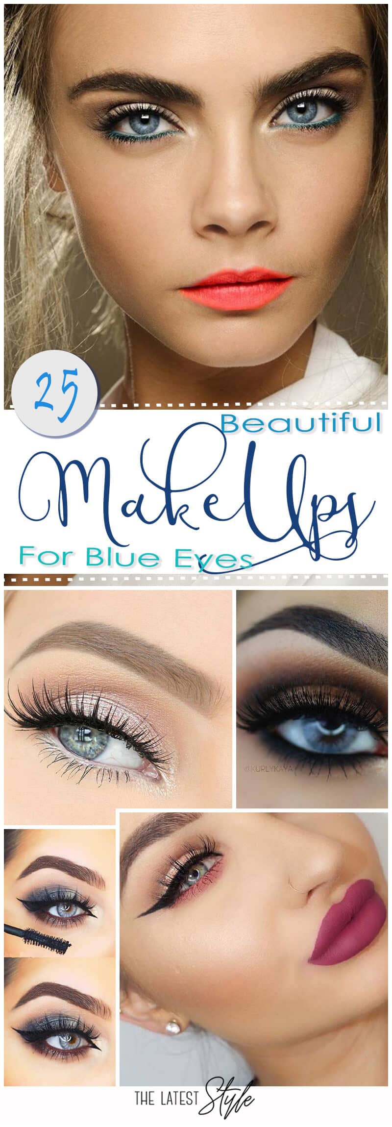 25 Beautiful Blue Eye Makeups to Make Your Eyes Pop