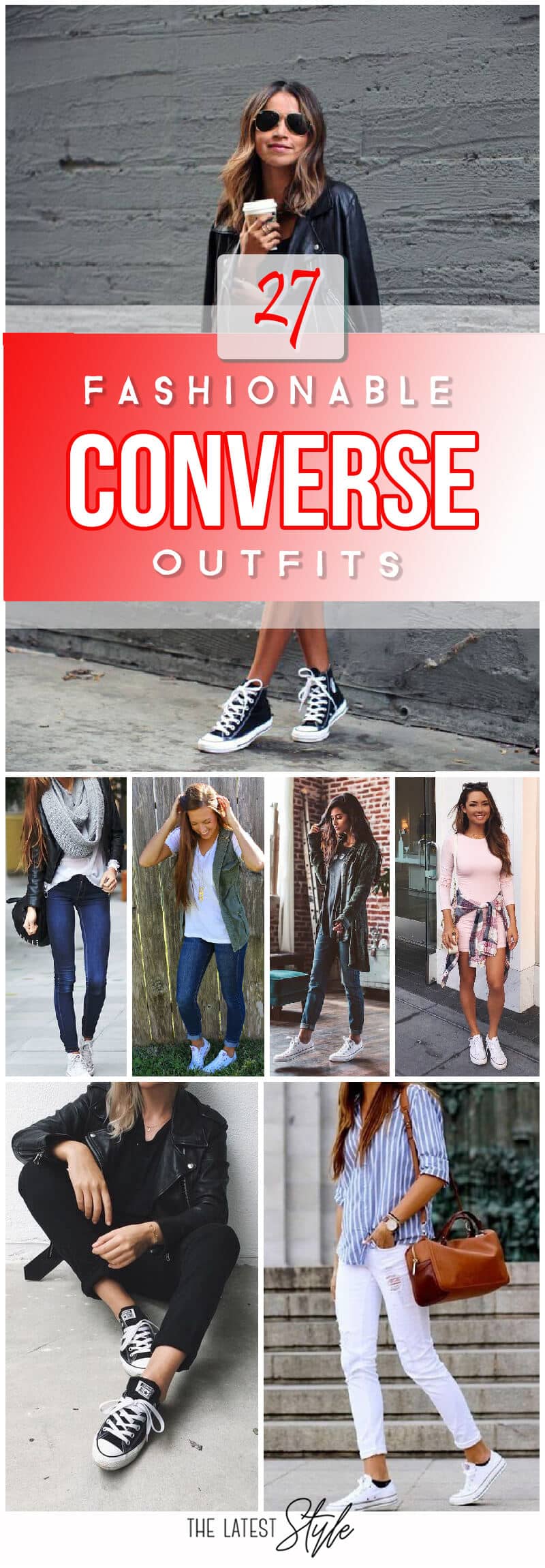 27 Paths of Fashion Converse Outfits Can Lead You