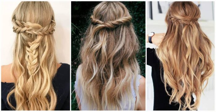 27 Magnificently Gorgeous Half-up Half-down Hairstyles - The Cuddl