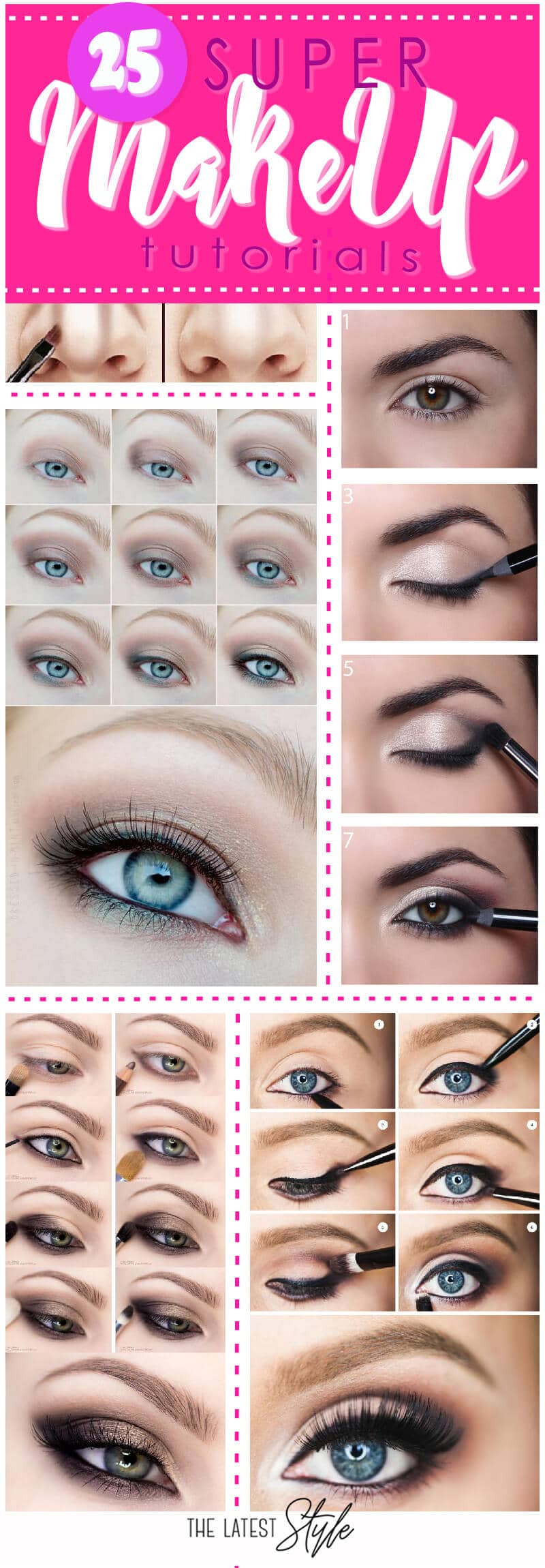 25 Super MakeUp Tutorials