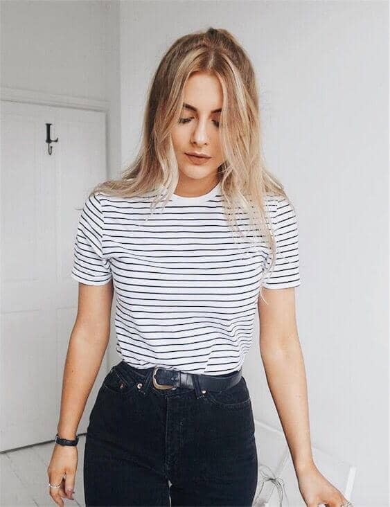 27 of the Most Stylish High Waisted Jeans Outfits