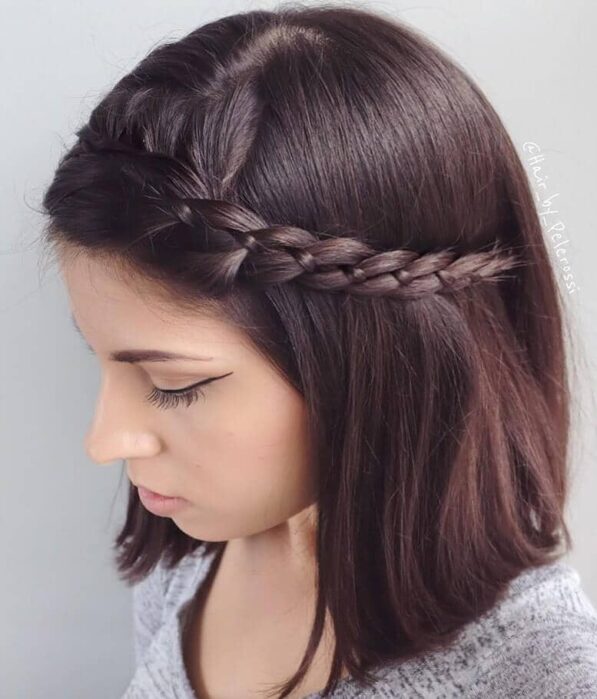 27 Beautiful and Fresh Braid Hairstyle Ideas for Short Hair - The Cuddl