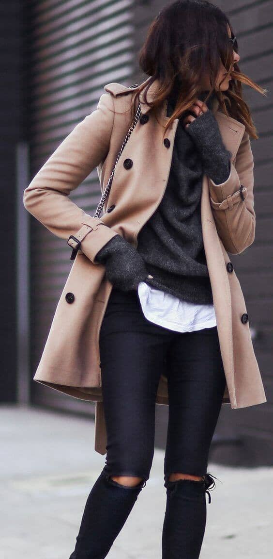 Camel Colored Winter Coat