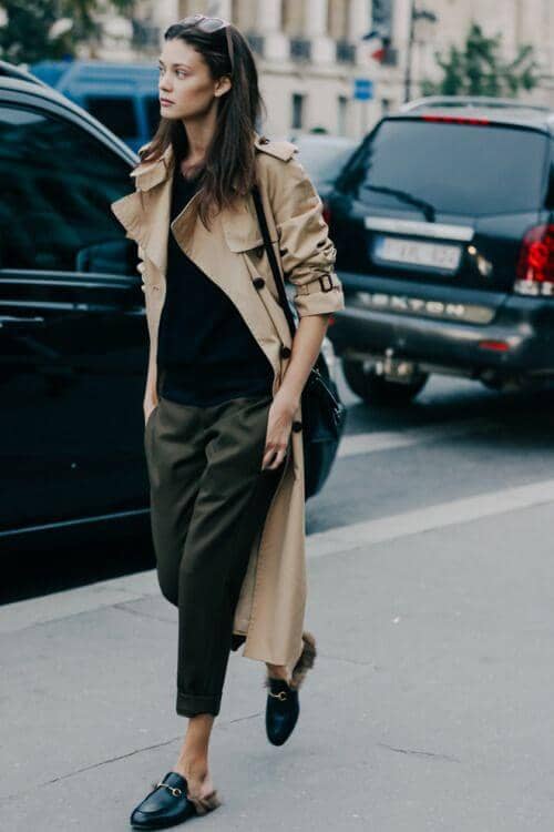 A Trenchcoat Completes The Look