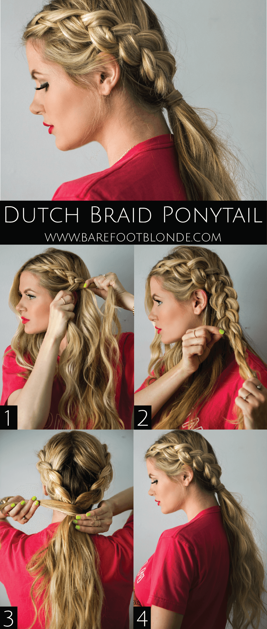 Double Dutch Braid Ponytail Idea