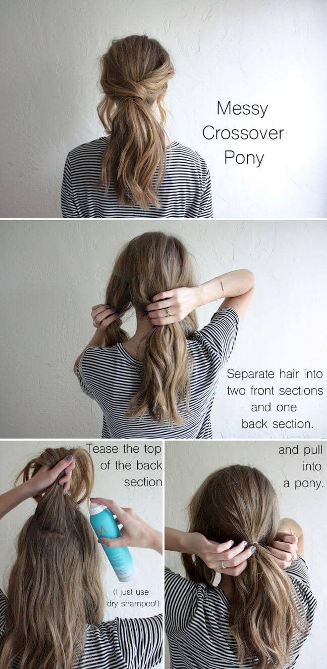 Easy Messy Crossover Pony Tutorial