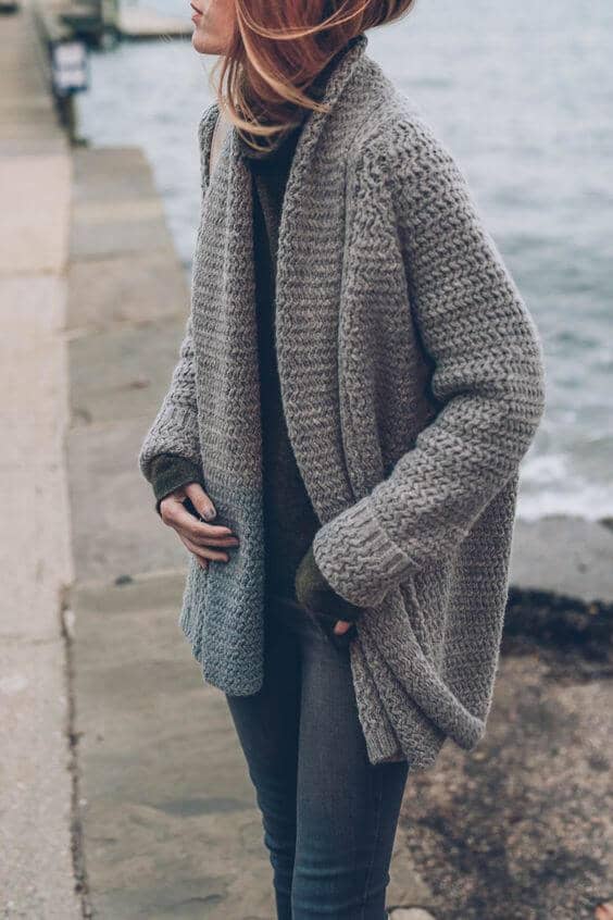 Chunky Knit Cardigan