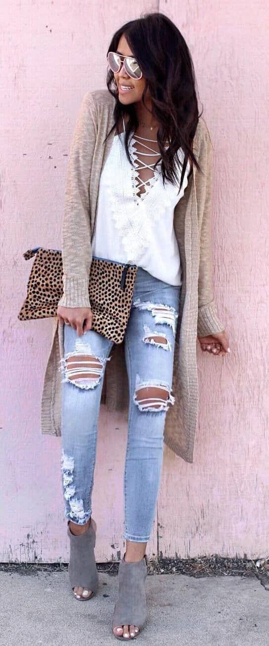 Ripped Jeans For Date Night