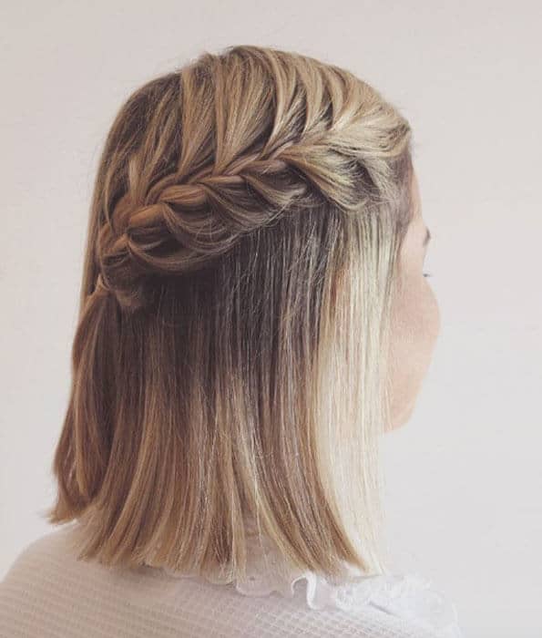 27 Beautiful And Fresh Braid Hairstyle Ideas For Short Hair