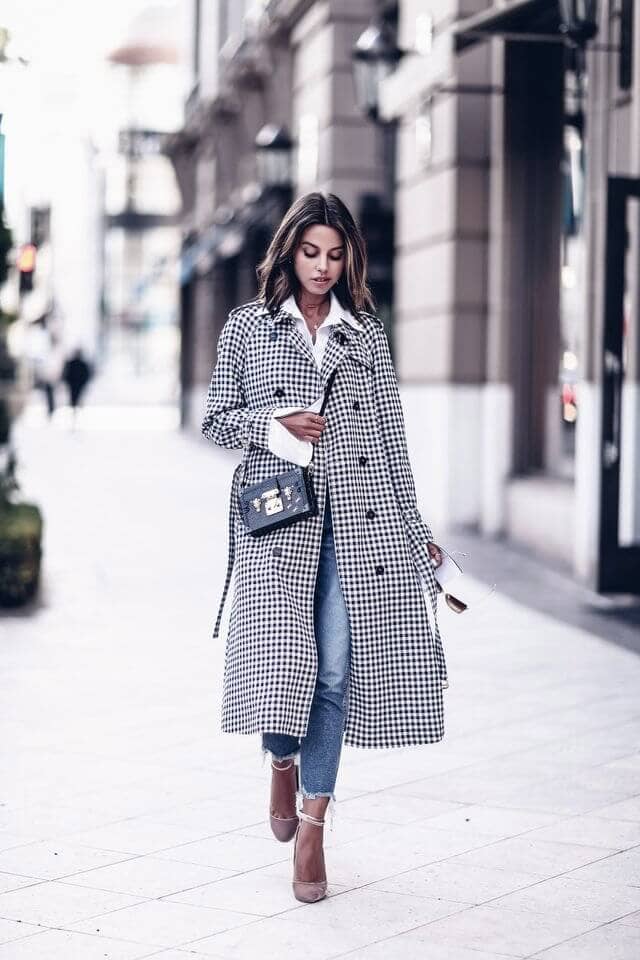 Styling Patterned Trenchcoats