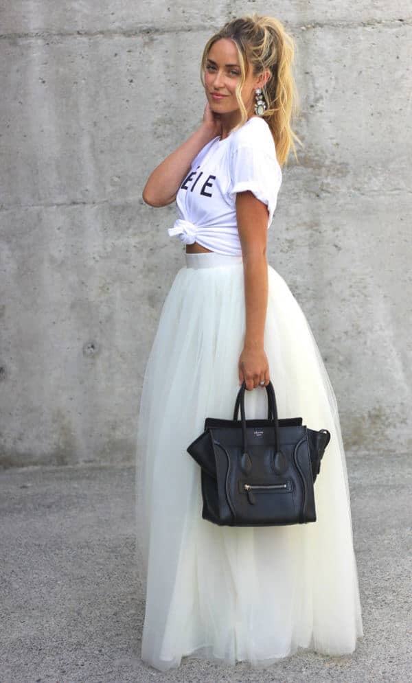 A Tulle Skirt Outfit Perfect for Summer