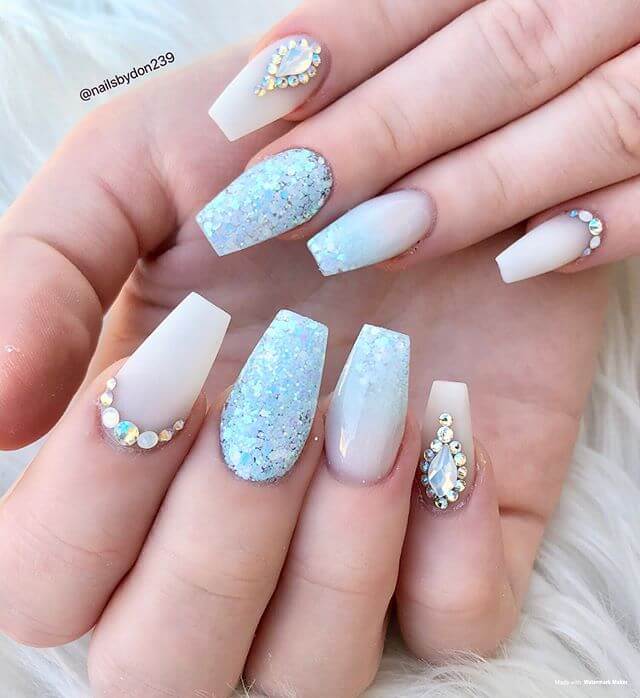 Easy Nail Ideas With Gems