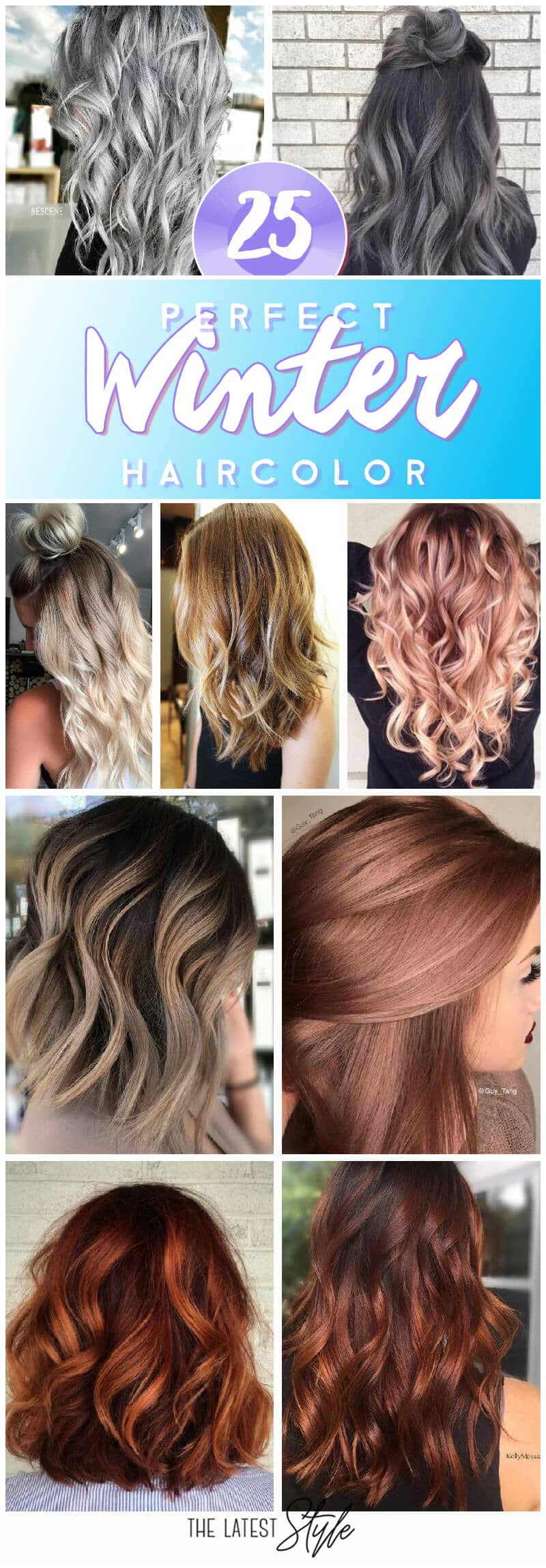 25 Hair Colors that are Perfect for Winter