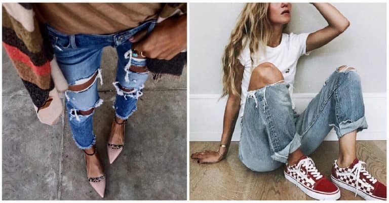 Featured image for “25 Ripped Jeans Outfits That Prove Denim Is Here to Stay”