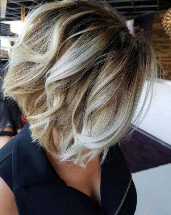 Balayage Blond Cheveux Courtnull