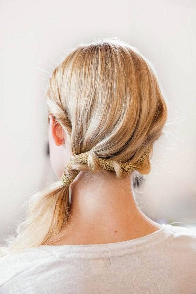 Woven Ribbon Side Braid