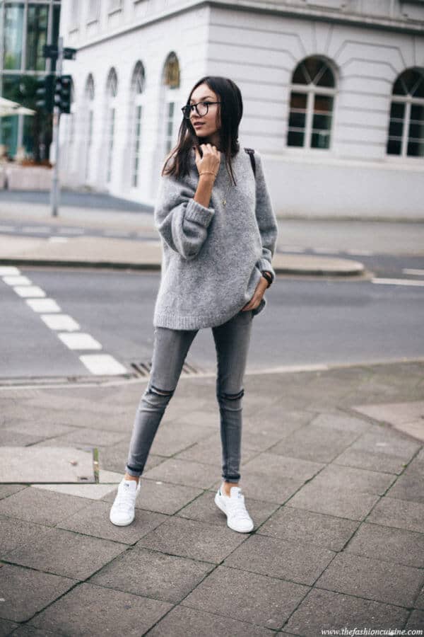 Comfy And Casual Grey Outfit