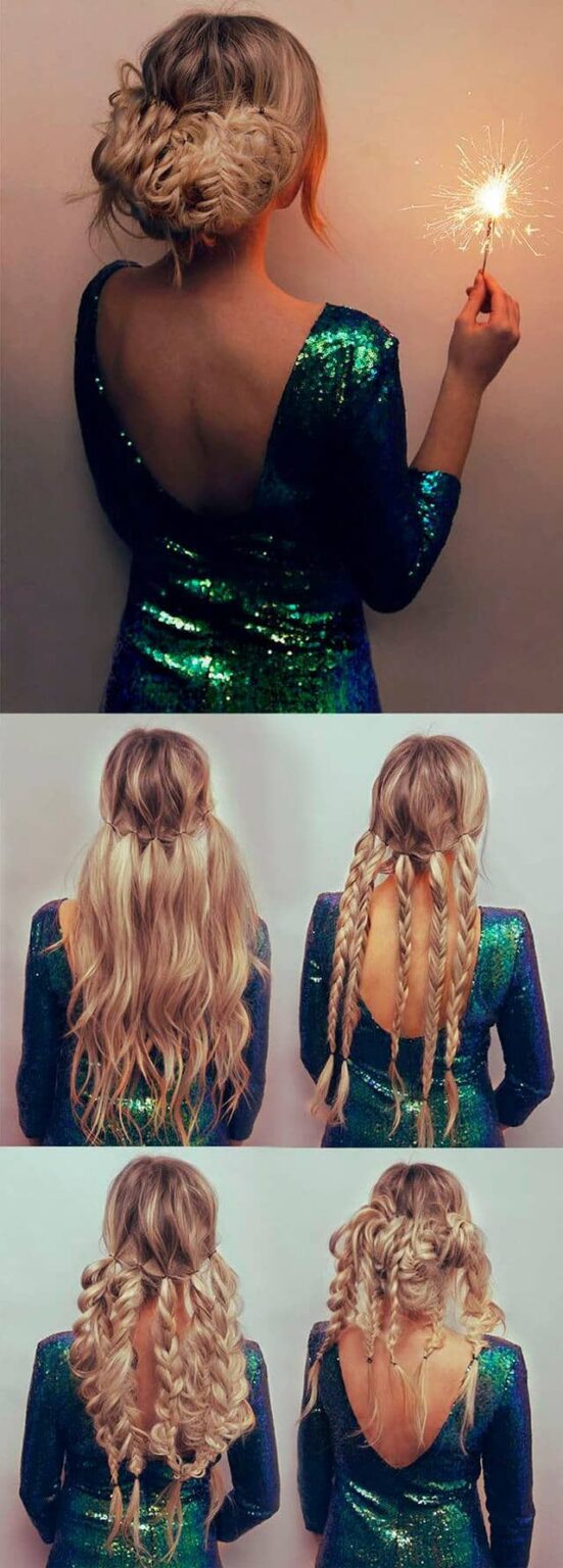 25 Festive & Fabulous Christmas Hairstyles - The Cuddl