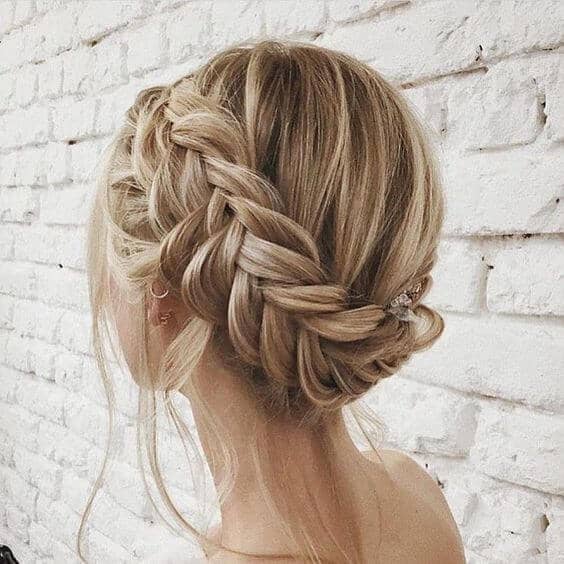 An Elegant Plaited Updo