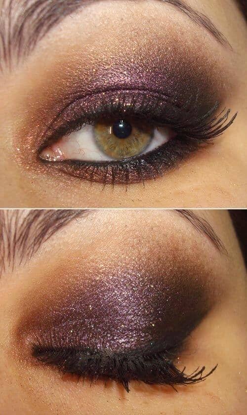 Sugar Plum Smoky Eye Look