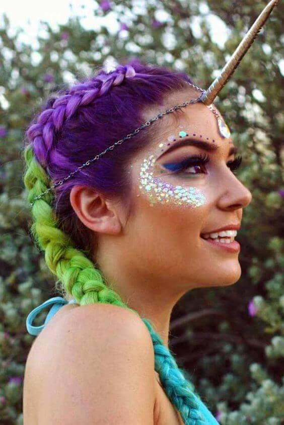 unicorn face makeup