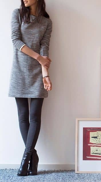 Make a Mini Work-Friendly with Leggings