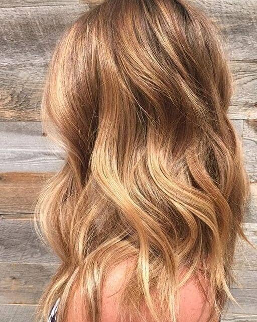 Rich Honey Blonde With Ash Lowlights