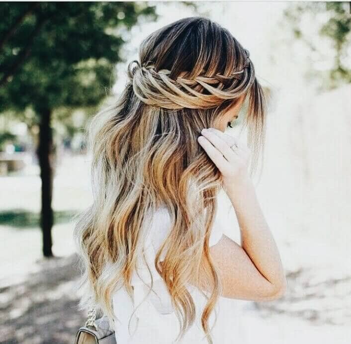 Lobster Tail Waterfall Braid