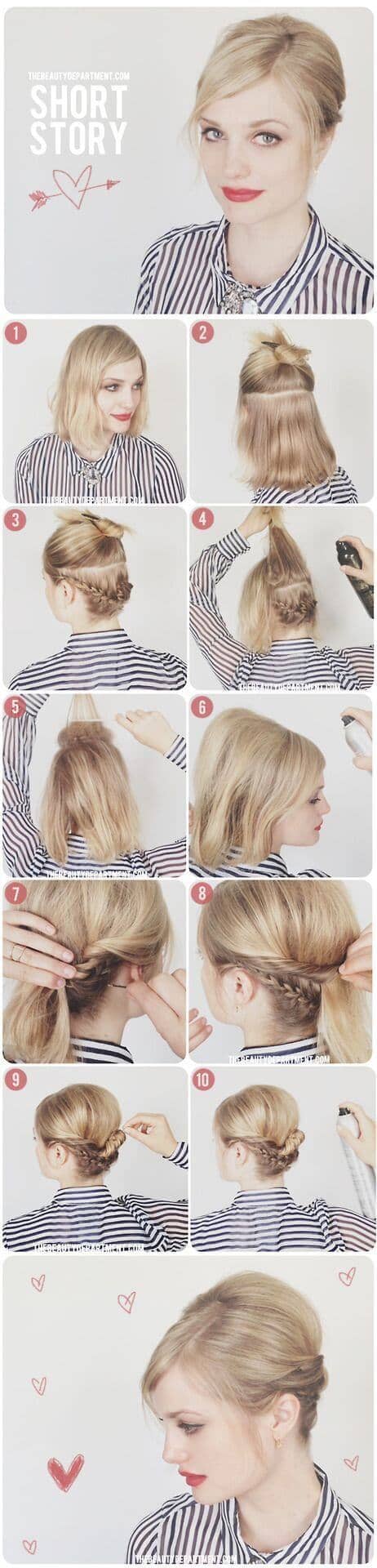 Updo With Braided Details