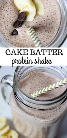 Creamy Cake Batter Protein Shake