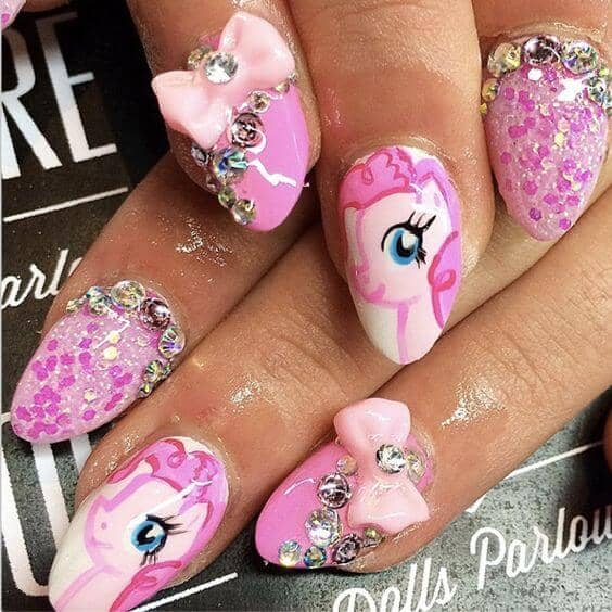 Fanciful Pony Nails with Pinkie Pie