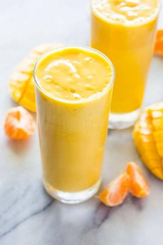Delicious Mango Orange Banana Smoothie