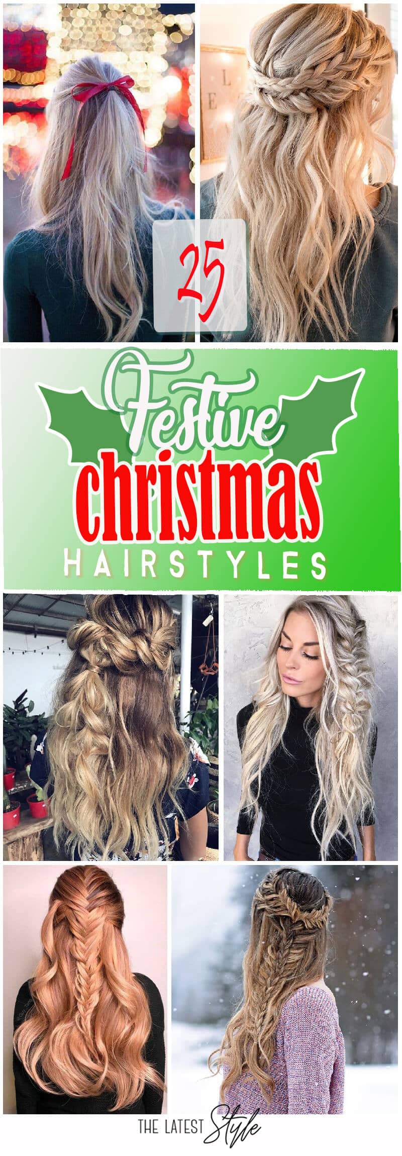 25 Festive & Fabulous Christmas Hairstyles