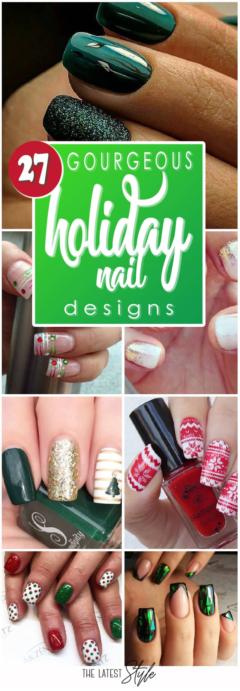 27 Holiday Nail Looks for Every Party this Season
