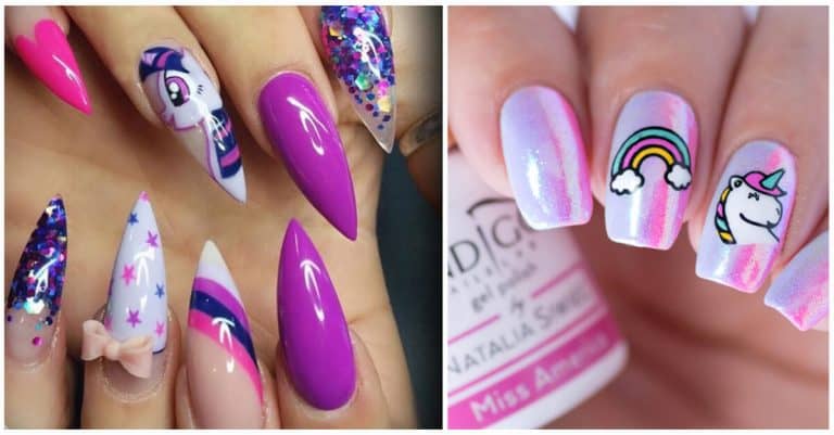 Featured image for “50 Magical Unicorn Nail Designs You Will Go Crazy For”
