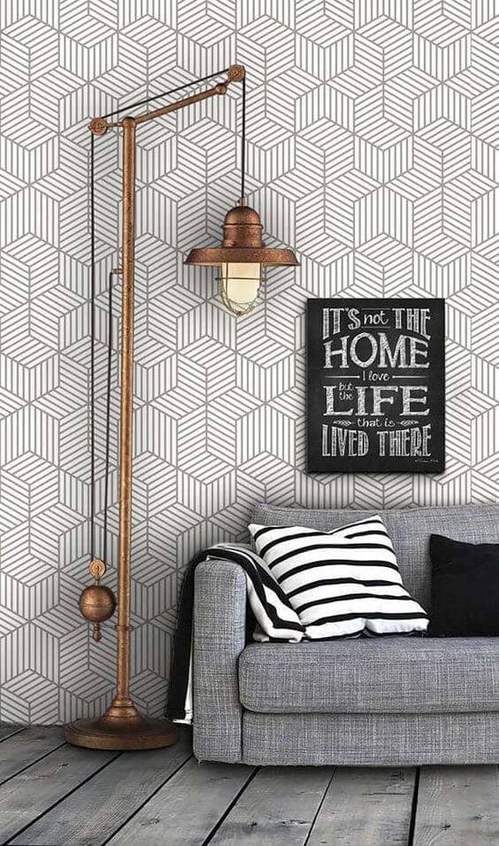 Steampunk Chic Geometric Pattern