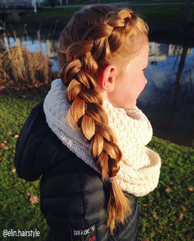 Side Headband Thick Dutch Braid