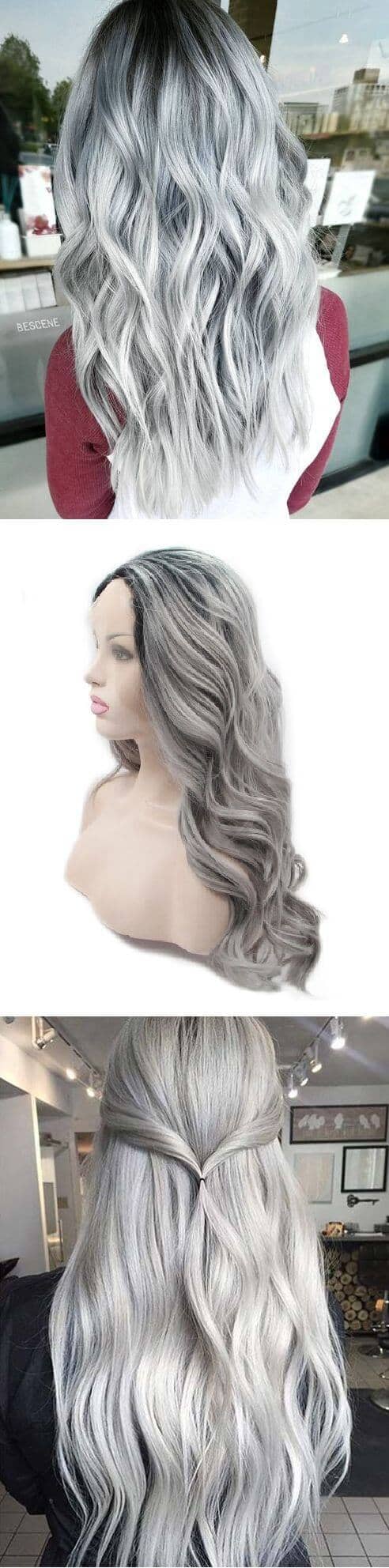 Wavy, Shimmery Silver Locks