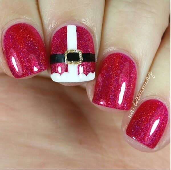 Santa Claus Is Coming to Your Nails